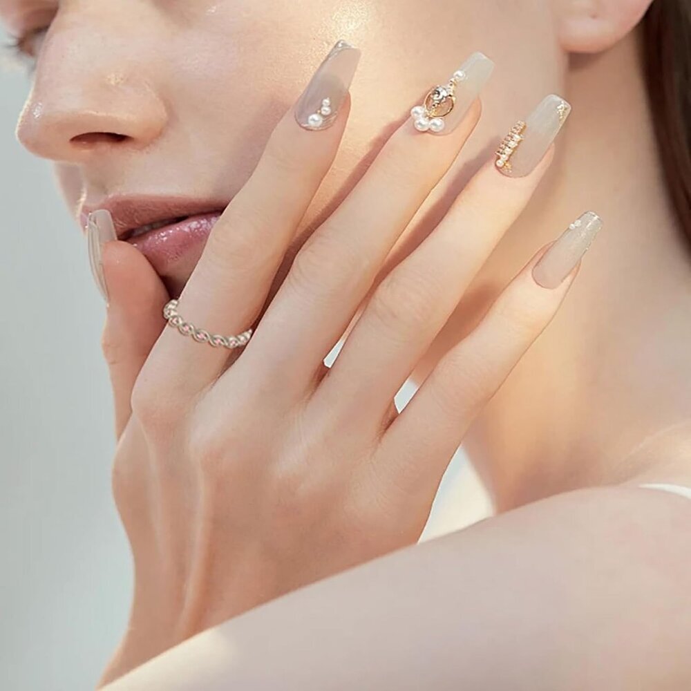 Chic Stackable Eternity Ring With Created Aquamar… - image 5